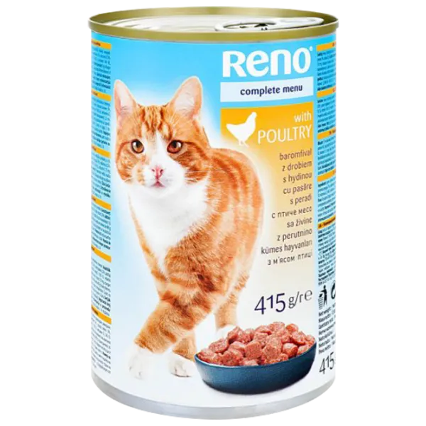 Корм для кошек влажный Reno 2327 0.415 кг/ Курица photo 1