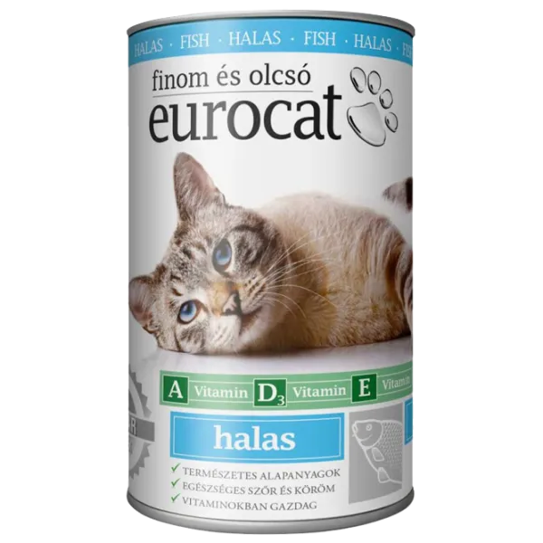 Корм для кошек влажный Eurocat 2291 0.415 кг/ Рыба photo 1