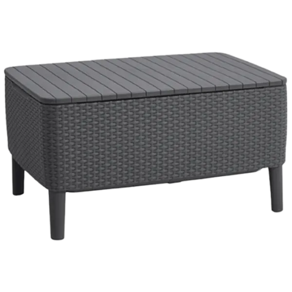 Masă de grădină Keter Salemo Table (244102) Dreptunghiular/ Graphite photo 1