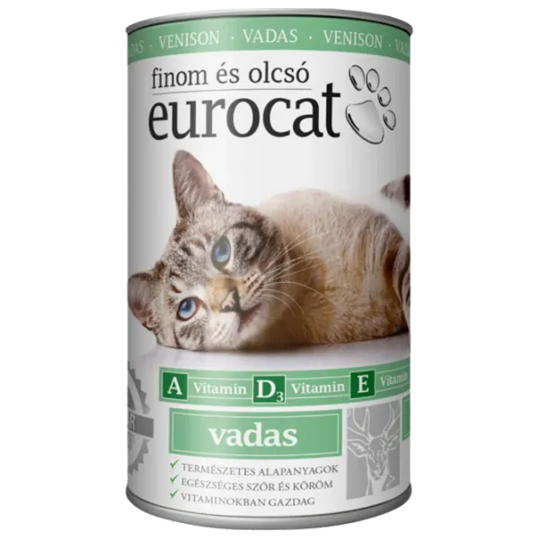 Корм для кошек влажный Eurocat 2289 0.415 кг/ Оленина photo 1 Корм для кошек влажный Eurocat 2289 0.415 кг/ Оленина photo 1