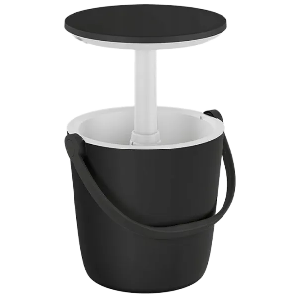 Masă de grădină Keter Go Bar (246854) Rotund/ White Graphite photo 1