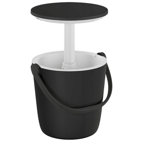 Masă de grădină Keter Go Bar (246854) Rotund/ White Graphite photo 1