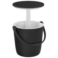 Садовый стол Keter Go Bar (246854) Круглый/ Белый Графитовый