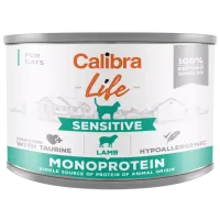 Hrană pentru pisici umedă Calibra Cat Life can Sensitive 0.2 kg/ Miel