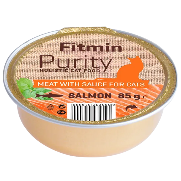 Корм для кошек влажный Fitmin Purity 85 г/ Лосось photo 1 Корм для кошек влажный Fitmin Purity 85 г/ Лосось photo 1