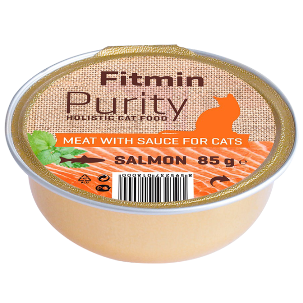 Корм для кошек влажный Fitmin Purity 85 г/ Лосось photo 1 Корм для кошек влажный Fitmin Purity 85 г/ Лосось photo 1