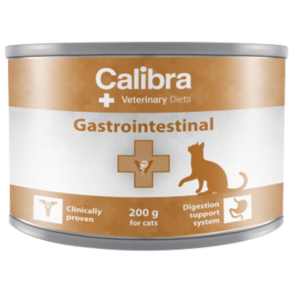 Корм для кошек влажный Calibra VD Cat can Gastrointestinal 0.2 кг/ Лосось, яйца photo 1