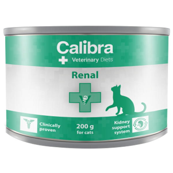 Корм для кошек влажный Calibra VD Cat can Renal 0.2 кг/ Курица photo 1