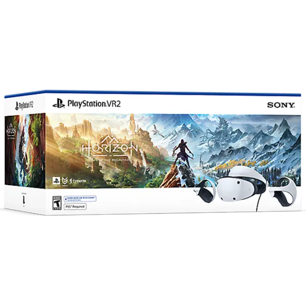 Очки VR Sony PlayStation VR2 + Horizon Call Of The Mountain Белый photo 1