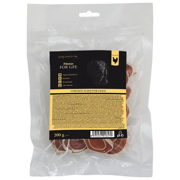 Snackuri pentru câini Fitmin For Life 8595237016570 0.2 kg/ Găină, pește photo 1 Snackuri pentru câini Fitmin For Life 8595237016570 0.2 kg/ Găină, pește photo 1