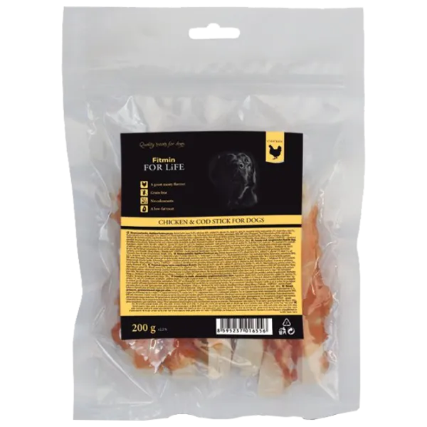 Лакомства для собак Fitmin For Life 8595237016556 0.2 кг/ Курица, рыба photo 1 Лакомства для собак Fitmin For Life 8595237016556 0.2 кг/ Курица, рыба photo 1