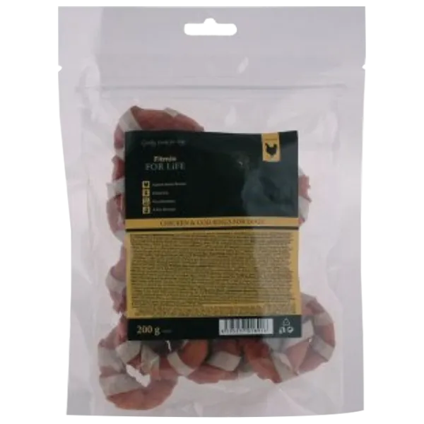 Snackuri pentru câini Fitmin For Life 0.2 kg/ Găină, pește photo 1