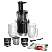 Соковыжималка Bosch MESM731M Шнековая/ 150 Вт/ Черный