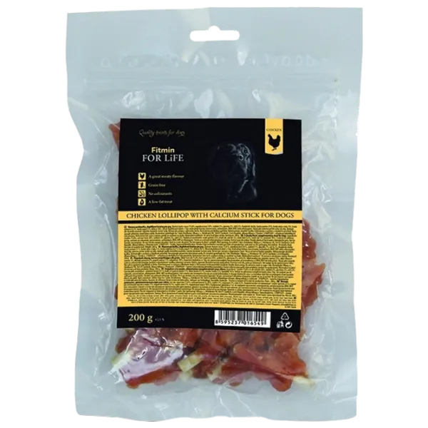 Snackuri pentru câini Fitmin For Life 8595237016549 0.2 kg/ Găină, calciu photo 1