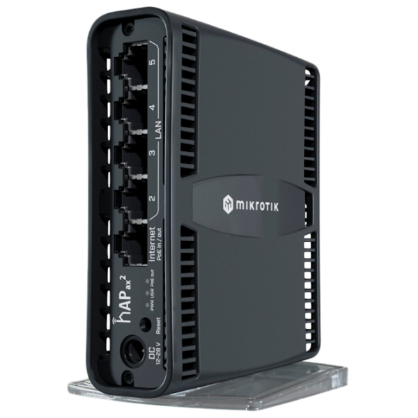 PoE Коммутатор Mikrotik hAP ax2 Черный photo 1