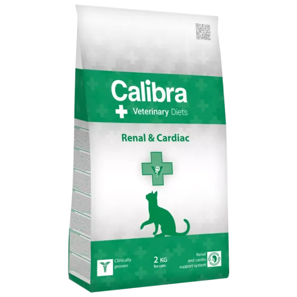 Корм для кошек сухой Calibra VD Cat Renal-Cardiac 1113 2 кг/ Рис, яйца photo 1