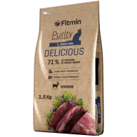 Корм для кошек сухой Fitmin Purity 1012 1.5 кг/ Оленина
