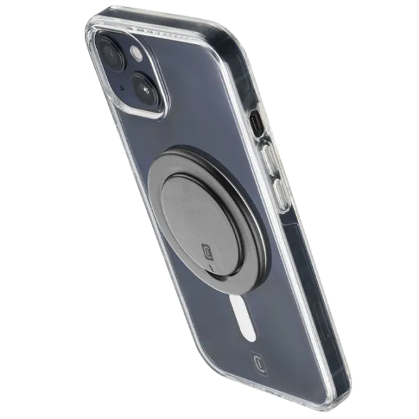 Suport pentru telefon Cellularline Ring Stand Mag RINGSTANDMAGK Black photo 1