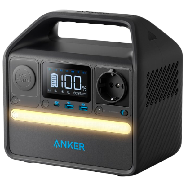 Centrală electrică portabilă Anker 521 LiFePO4 296 Wh / Black photo 1