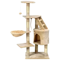 Когтеточка для кошек FunFit 1607 Комплекс/ Напольная/ Бежевый