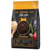Корм для кошек сухой Fitmin For Life Adult 1027 1.8 кг/ Курица, рыба