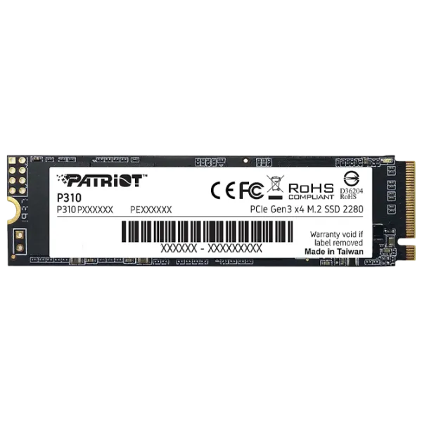 SSD Patriot P310 1.92 TB M.2 NVMe photo 1 SSD Patriot P310 1.92 TB M.2 NVMe photo 1