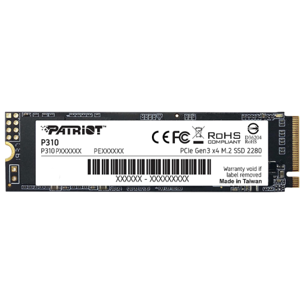 SSD Patriot P310 1.92 TB M.2 NVMe photo 1 SSD Patriot P310 1.92 TB M.2 NVMe photo 1