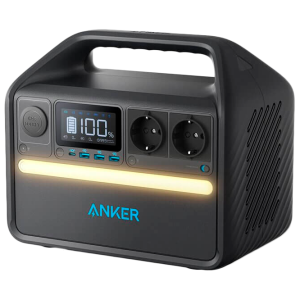 Centrală electrică portabilă Anker 535 LiFePO4 592 Wh / Black photo 1