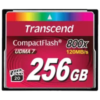 Карта памяти Transcend Hi-Speed 800X 256 ГБ SD