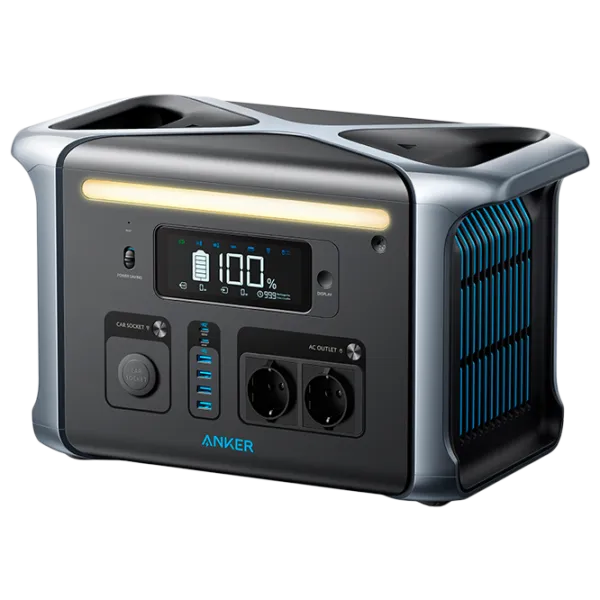 Centrală electrică portabilă Anker 757 LiFePO4 1420,8 Wh / Gray photo 1