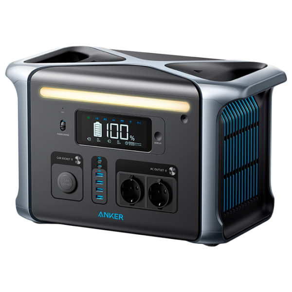 Centrală electrică portabilă Anker 757 LiFePO4 1420,8 Wh / Gray photo 1
