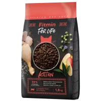 Корм для кошек сухой Fitmin For Life котенок 1033 1.8 кг/ Курица