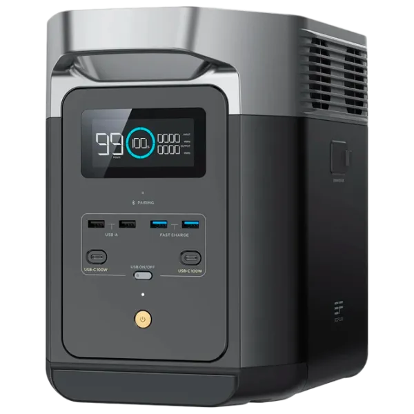 Centrală electrică portabilă EcoFlow Delta 2 LiFePO4 1024 Wh / Black photo 1