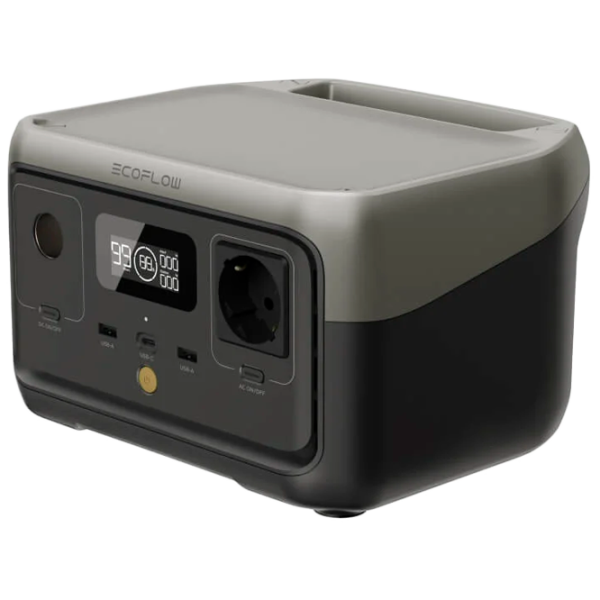 Centrală electrică portabilă EcoFlow River 2 LiFePO4 256 Wh / Gray photo 1