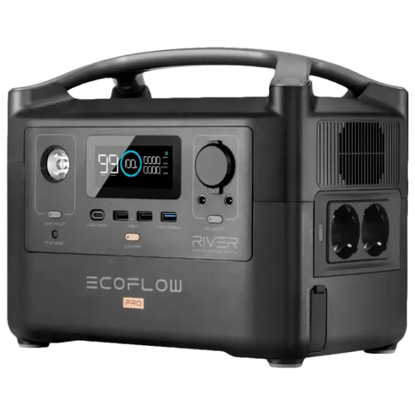 Портативная зарядная станция EcoFlow River Pro Li-Ion 720 Втч / Серый photo 1