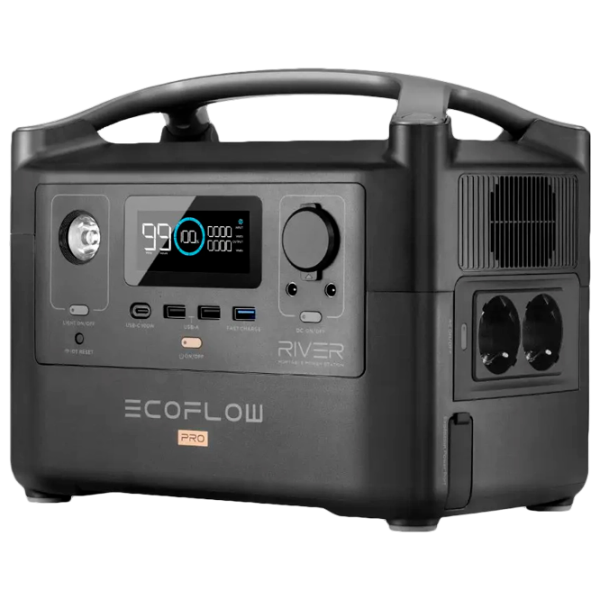 Портативная зарядная станция EcoFlow River Pro Li-Ion 720 Втч / Серый photo 1