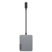 Адаптер Hub Lenovo 4X91A30366 USB Type-C/ Серый