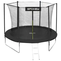 Trambulină Spokey Jumper II 941417 Black/ Diametru - 244 cm