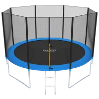Trambulină FunFit 844 Black/ Diametru - 404 cm