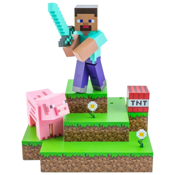 Lampă de masă Paladone Minecraft Diorama Multicolor photo 1