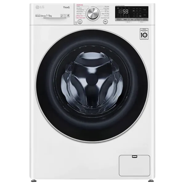 Mașină de spălat cu uscător LG F2DV5S7S1E 7 kg / 1200 rpm / White photo 1