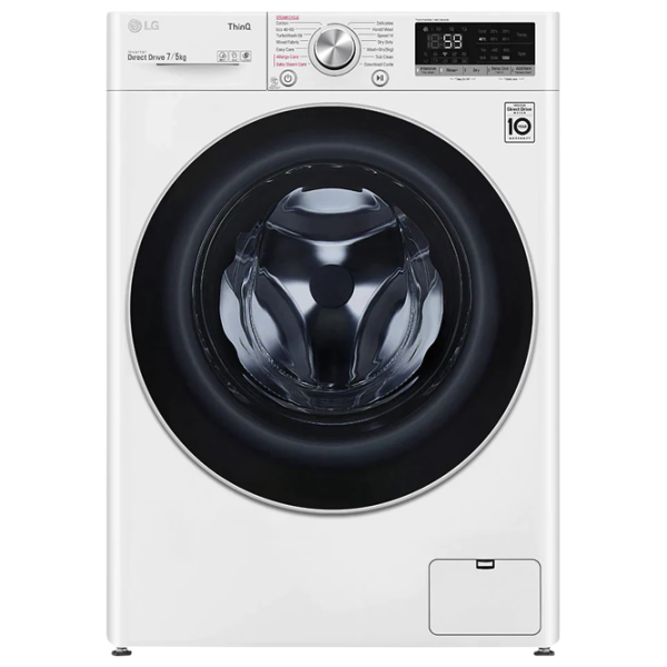 Mașină de spălat cu uscător LG F2DV5S7S1E 7 kg / 1200 rpm / White photo 1