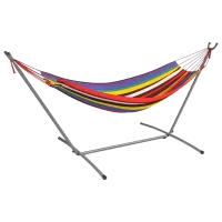 Гамак с рамой FunFit Premium Classic Style 2864 150 кг/ Текстиль/ Разноцветный