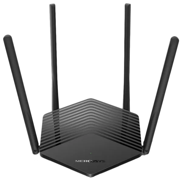 Wi-Fi Router Mercusys MR60X 300 Mbit/ s/ 1201 Mbit/ s/ Black photo 1