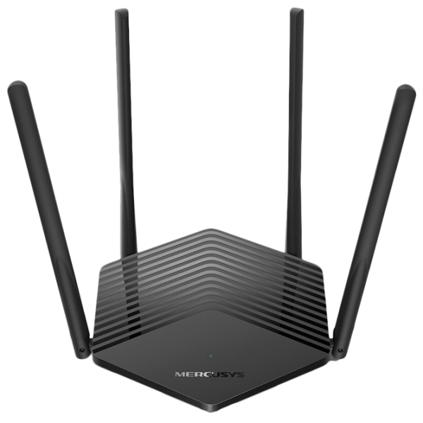 Wi-Fi Router Mercusys MR60X 300 Mbit/ s/ 1201 Mbit/ s/ Black photo 1
