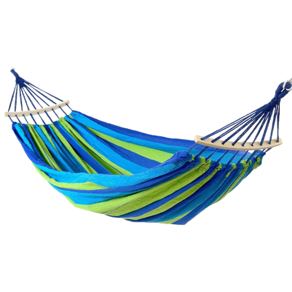 Гамак FunFit Premium Curved Style 2860 150 кг/ Хлопок/ Синий photo 1