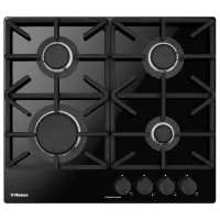 Plită încorporabilă pe gaz Hansa BHGI6515506 Oțel emailat/ Black