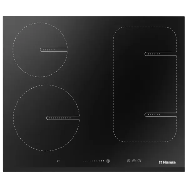 Plită încorporabilă cu inducție Hansa BHI68611 Vitroceramică/ Black photo 1