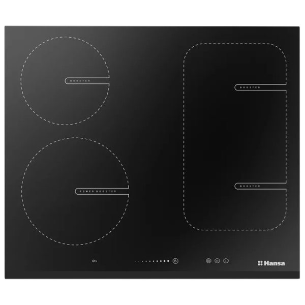 Plită încorporabilă cu inducție Hansa BHI68611 Vitroceramică/ Black photo 1