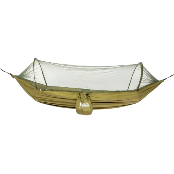 Гамак Royokamp Tourist Hammock+Mosquito 180 кг/ Нейлон/ Хаки photo 1
